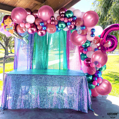 KatchOn, Huge Metallic Hot Pink Balloons - 18 Inch, Pack of 10 | Pink Metallic Balloons for Birthday Decorations | Latex Balloon | Gender Reveal Decorations