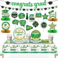 Graduation Decorations 2026, Graduation Decorations Class of 2026 - Pack of 168, Serve 25 | Glitter Congrats Grad Banner, 2026 Graduations Party Decorations | Grad Photo Props, KatchOn