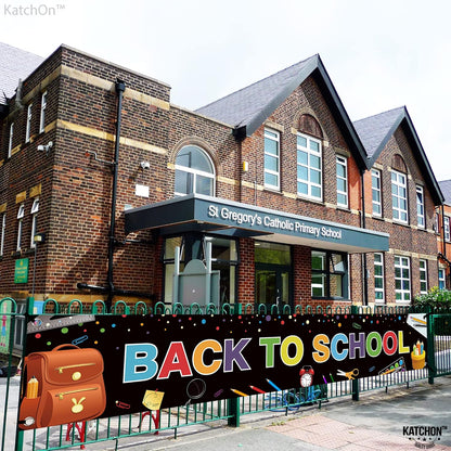 KatchOn Back To School Banner - 120x20 Inch, Back To School Decorations