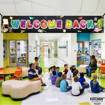 KatchOn Welcome Back To School Banner for Back To School Decorations