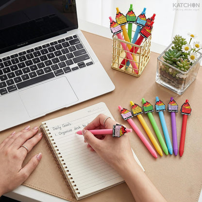 KatchOn 24PCS Dumpster Fire Pen Gifts for Coworker Positive Funny