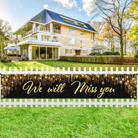 KatchOn, We Will Miss You Banner - 120x20 Inch | We Will Miss You Decorations | Graduation Yard Banner 2026 for Graduation Decorations for Class of 2026 | Farewell Banner, Farewell Decorations Party