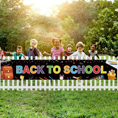 KatchOn Back To School Banner - 120x20 Inch, Back To School Decorations
