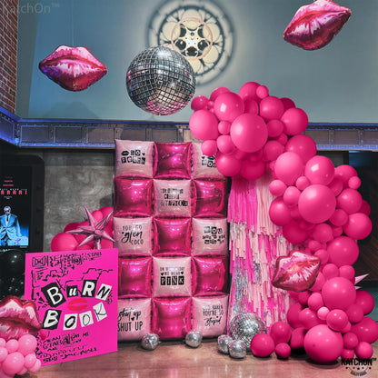 KatchOn, 144 Pcs Fuchsia Pink Balloons Arch Kit - Different Sizes 18, 12, 10, 5 Inches | Birthday Balloons Kit, For Birthday Decorations | Graduation Decorations 2025