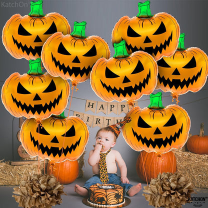 KatchOn Scary Halloween Pumpkin Balloons 30 Inch