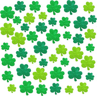 KatchOn, Glitter Shamrock Cutouts for Shamrock Decorations - Pack of 45 | St Patricks Day Cutouts | St Patricks Day Decorations, St Patricks Day Bulletin Board Decorations