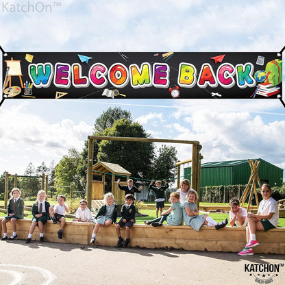 KatchOn Welcome Back To School Banner for Back To School Decorations