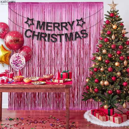 Pink Fringe 6ft, Pk 2