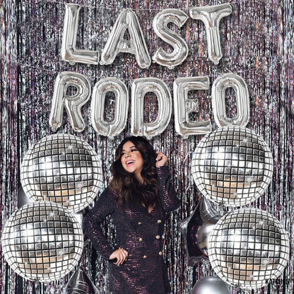 KatchOn, Last Rodeo Balloons - 22 Inch, Pack of 13 | Last Rodeo Bachelorette Decorations, Cowgirl Decorations | Disco Balloons, Last Rodeo Bachelorette Party | Cowgirl Bachelorette Party Decorations