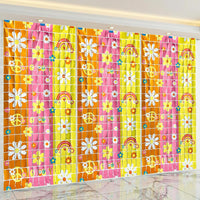 KatchOn, Groovy Streamers - Set of 3 | Retro Floral Backdrop for Retro Party Decorations | Spring Party, Two Groovy Party Decorations 60s 70s Birthday Decoration