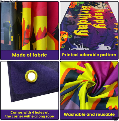 KatchOn Perfect for Halloween Birthday Party Decorations & Backdrop