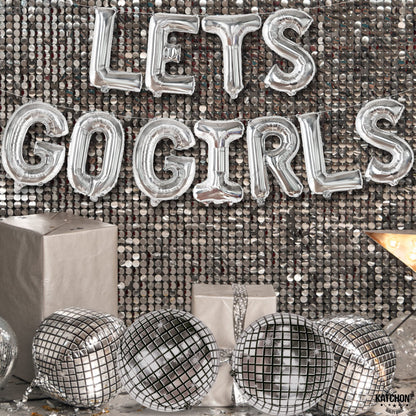 KatchOn, Lets Go Girls Balloons Set - 22 Inch, Pack of 15 | Bachelorette Balloons, Last Disco Bachelorette Party Decorations | Disco balloons, disco Party Decorations | Lets Go Girls Party Decor