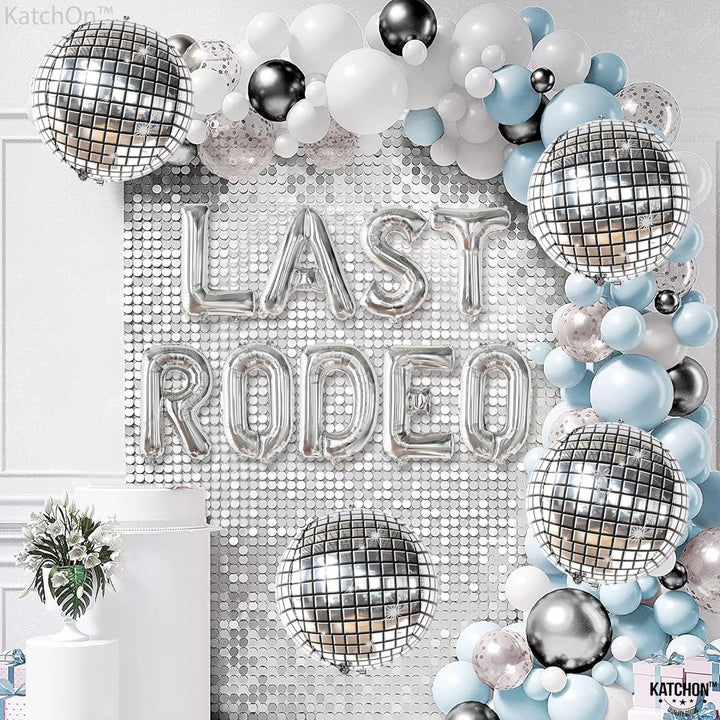 KatchOn, Last Rodeo Balloons - 22 Inch, Pack of 13 | Last Rodeo Bachelorette Decorations, Cowgirl Decorations | Disco Balloons, Last Rodeo Bachelorette Party | Cowgirl Bachelorette Party Decorations