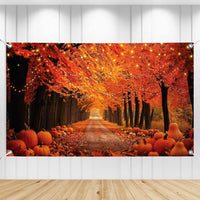 Katchon, 5.91 X 3.61 ft, Fall Maple Leaves Banner, Fall Decorations