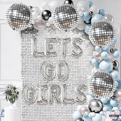 KatchOn, Lets Go Girls Balloons Set - 22 Inch, Pack of 15 | Bachelorette Balloons, Last Disco Bachelorette Party Decorations | Disco balloons, disco Party Decorations | Lets Go Girls Party Decor