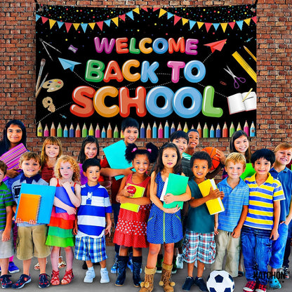 KatchOn Back To School Banner Backdrop For Back To School Decorations
