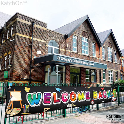 KatchOn Welcome Back To School Banner for Back To School Decorations