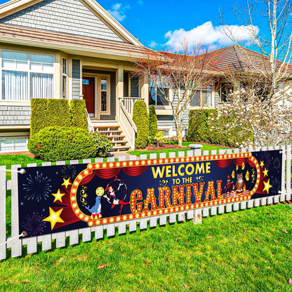 Carnival Tiger Yard Poster