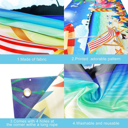 KatchOn XtraLarge Beach Photo Backdrop - 72x44 Inch Beach Party Decorations | Summer Backdrop| luau Party Decorations, Summer Party Decorations, Hawaiian Party Decorations