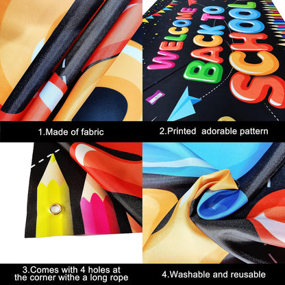KatchOn Back To School Banner Backdrop For Back To School Decorations
