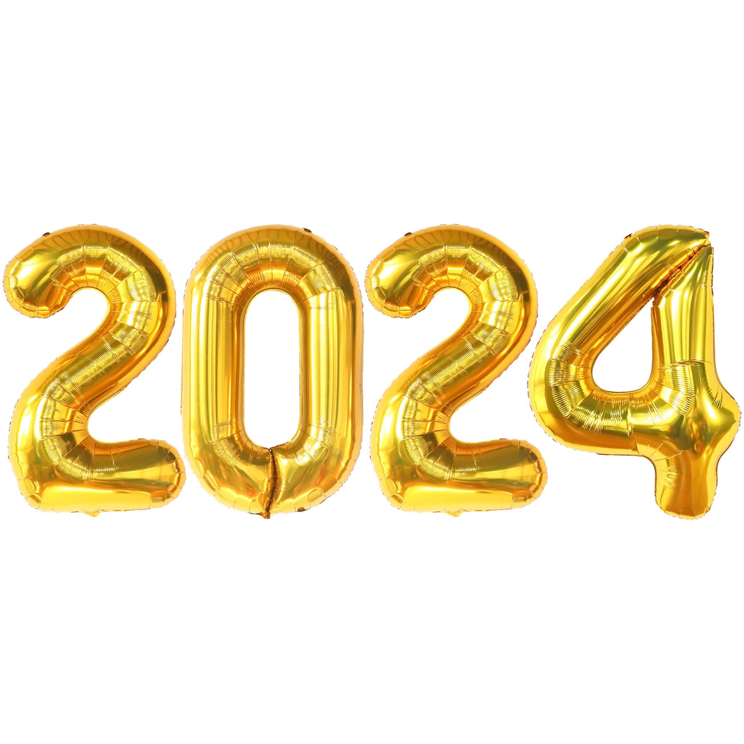 KatchOn, Gold 2024 Balloons Number - Giant, 42 Inch | 2024 Graduation Decorations | Graduation 2024 Balloon for Graduation Decorations Class Of 2024, Graduation Balloons | Graduation Party Decorations