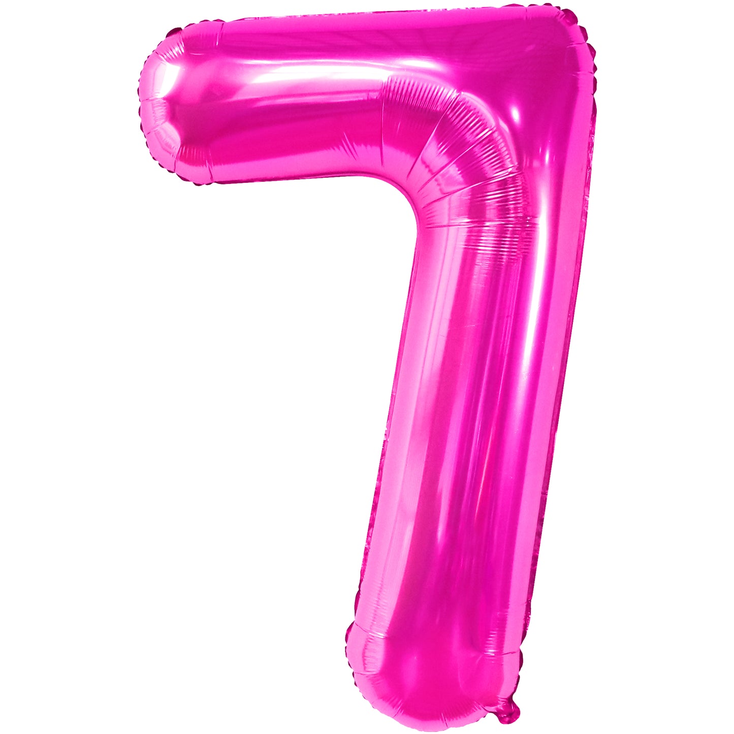 KatchOn, Hot Pink Number 7 Balloon - 40 Inch | Hot Pink 7 Balloon Number for Birthday | 7th Birthday Decorations for Girls | Pink 7 Balloon | 7 Balloons for Birthday Girl | Hot Pink Party Decorations