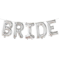 KatchOn, Big Bride Balloons Silver - 16 Inch | Bachelorette Party Decorations | Silver Bride Balloons, Bridal Shower Decorations | Silver Bride Balloons Bachelorette | Bride Balloon Silver for Wedding