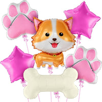 katchon big dog balloons for dog party 28 inch pack of 6 puppy balloons for puppy themed birthday party decorations lets pawty birthday decoration lets pawty dog birthday party supplies