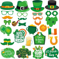 KatchOn, St Patricks Day Photo Props - Pack of 29 | St Patricks Day Decorations | St Patricks Photo Props for St Patricks Day Selfie Props | St Patricks Day Photo Booth Props | St Patricks Day Props