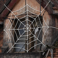 KatchOn, Halloween Spider Web Outdoor - Large, 8 Feet | Spider Web Rope | Round Rope Spider Web Decoration, Spider Webs Halloween Decorations | Halloween Party Decorations, Halloween Yard Decorations