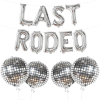 KatchOn, Last Rodeo Balloons - 22 Inch, Pack of 13 | Last Rodeo Bachelorette Decorations, Cowgirl Decorations | Disco Balloons, Last Rodeo Bachelorette Party | Cowgirl Bachelorette Party Decorations