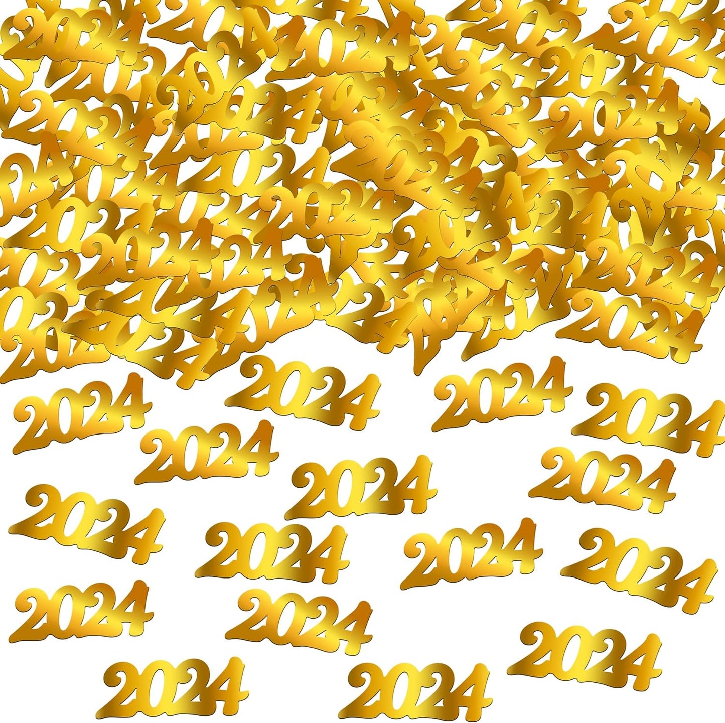 KatchOn, Gold Graduation 2024 Confetti - Pack of 500 | Gold Graduation Confetti 2024 for Graduation Party Decorations 2024 | Gold Confetti 2024 for Tables | Gold Graduation Decorations Class of 2024