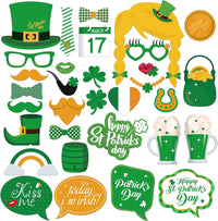 KatchOn, St Patricks Day Photo Props - Pack of 32 | St Patricks Day Photo Booth Props for St Patricks Day Decorations | St Patricks Photo Props | St Patricks Day Props | Saint Patricks Day Decorations